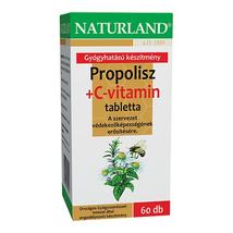NATURLAND PROPOLISZ+C-VITAMIN TABLETTA 60DB
