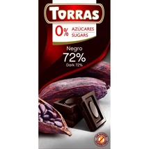 ÉTCSOKOLÁDÉ 72% KAKAÓVAL 75G TORRAS