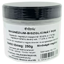 PALEOLIT MAGNÉZIUM-BISZGLICINÁT POR 250G MAGNESIUM BISGLYCINATE