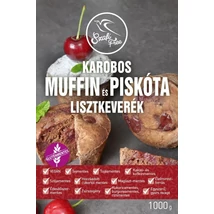 SZAFI FREE KAROBOS LISZTKEVERÉK PISKÓTÁHOZ ÉS MUFFINHOZ 1KG