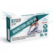 NATUR TANYA® VEGÁN MAGNÉZIUM+AKTÍV B6 30 DB KAPSZULA MAGNÉZIUM-