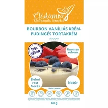 ÉLÉSKAMRA VEGÁN BOURBON VANÍLIÁS KRÉM PUDING ÉS TORTAKRÉM ALAPPOR 60G GM