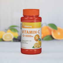 C-1000+D-4000 KOMPLEX Vitamin-Vitaking tabletta 90 db 