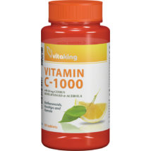C vitamin -1000mg+csipkebogyó-Vitaking tabletta 90 db 