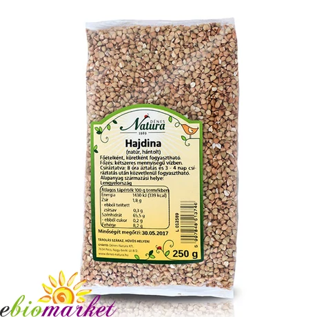 Dénes Natura Hajdina natur hántolt 250g