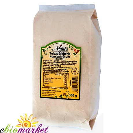 Dénes Natura Tejsavófehérje koncentrátum 500 g (Dénes tejsavó fehérje)