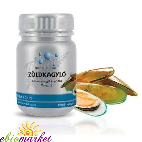 DEEP BLUE HEALTH ZÖLDKAGYLÓ KAPSZULA 100DB