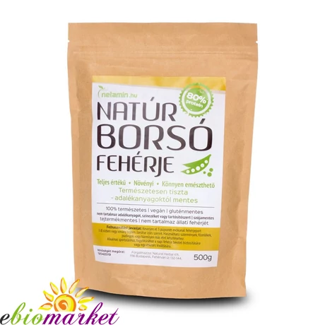 NETAMIN NATÚR BORSÓ FEHÉRJE 500G