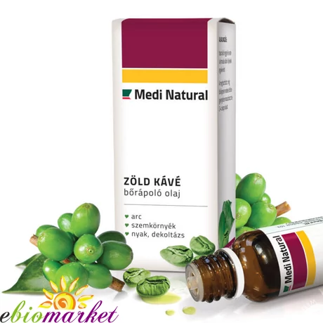 MEDINATURAL ZÖLD KÁVÉ BŐRÁPOLÓ OLAJ 20ML
