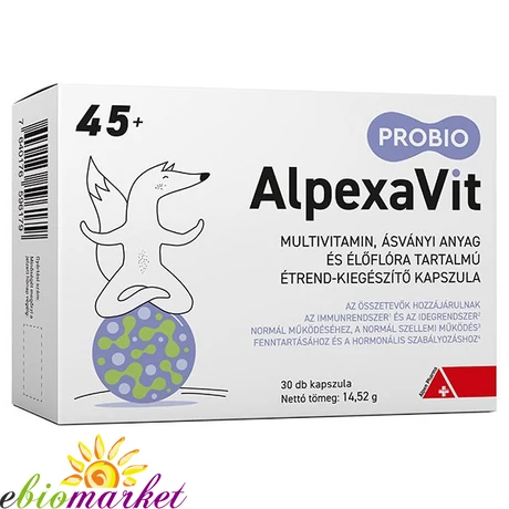 ALPEXAVIT PROBIO 45+ KAPSZULA 30DB
