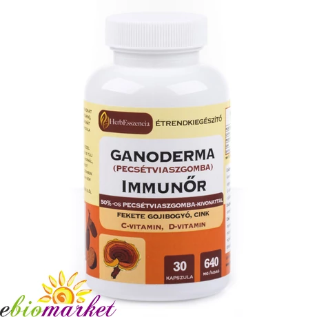 HERBESSZENCIA GANODERMA PECSÉTVIASZGOMBA IMMUNŐR-ÉTRENDKIEGÉSZÍTŐ 30DB