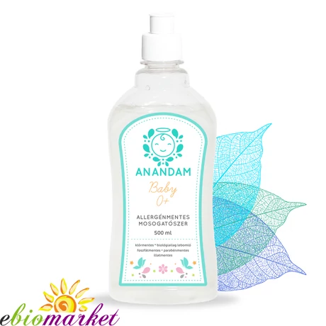 ANANDAM BABY 0+ ALLERGÉNMENTES ILLATMENTES MOSOGATÓSZER 500ML