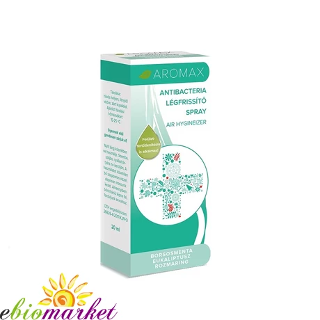 AROMAX LÉGFRISSÍTŐ SPRAY ANTIBACTERIA BORSMENTA-EUKALIPTUSZ ROZMARING 20ML