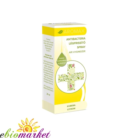 AROMAX LÉGFRISSÍTŐ SPRAY ANTIBACTERIA KUBEBA-CITROM 20ML