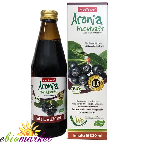 BIO MEDICURA FEKETE BERKENYE 100% GYÜMÖLCSLÉ 330ML