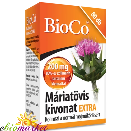 BIOCO MÁRIATÖVIS EXTRA 200MG 80DB FILMTABLETTA