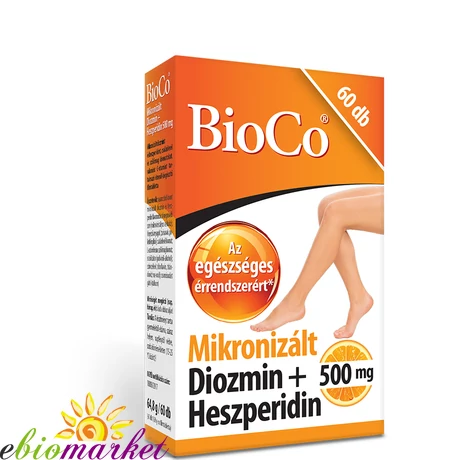 BIOCO MIKRONIZÁLT DIOZMIN+HESZPERIDIN 500MG 60DB