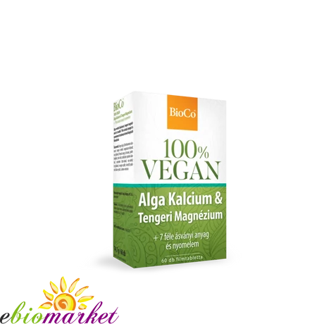 BIOCO VEGAN ALGA KALCIUM-TENGERI MAGNÉZIUM 60DB