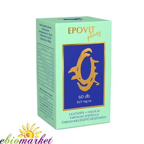 BIOEXTRA EPOVIT PLUSZ LIGETSZÉPE HALOLAJ KAPSZULA 60DB
