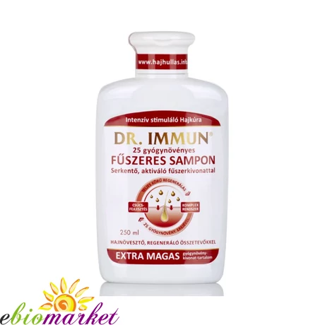 DR. IMMUN FŰSZERES SAMPON HAJNÖVESZTŐ ÉS REGENERÁLÓ 250ML