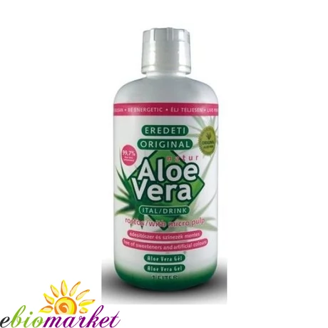 EREDETI ORIGINAL ALOE VERA ITAL NEKTÁR NATÚR ROSTOS 1000ML