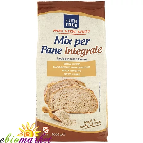 GLUTÉNMENTES NUTRI FREE MIX PER PANE BARNA KENYÉRPOR ADAG 1000G
