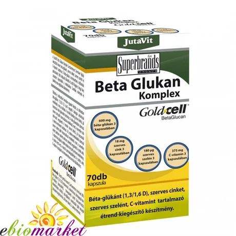 JUTAVIT BETA GLUKAN KOMPLEX KAPSZULA 70DB