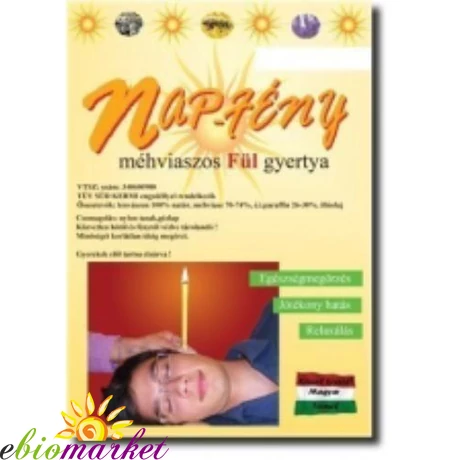 NAPFÉNY FÜLGYERTYA CITROMFŰ 10DB