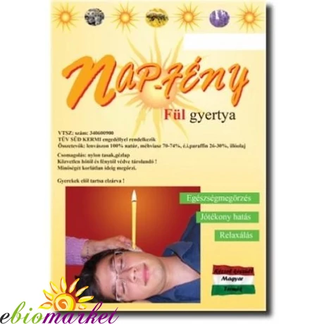 NAPFÉNY FÜLGYERTYA KAMILLA 10DB