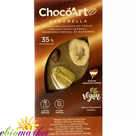  CHOCOART KARAMELLA KAKAÓVAJAS SZELET 80G