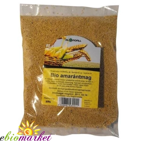 Amaránt mag BIO 500g Klorofill