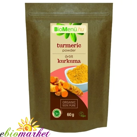 BIOMENÜ BIO KURKUMA ŐRÖLT 60G