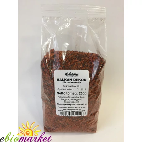 Balkán dekor fűszerkeverék 250g Paleolit