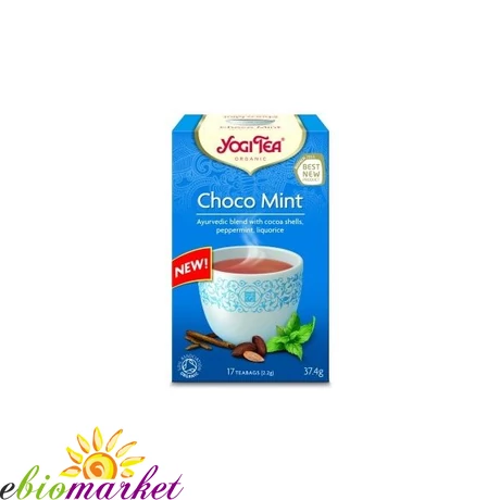 CSOKOLÁDÉ-MENTA TEA BIO 17X2,2G YOGI