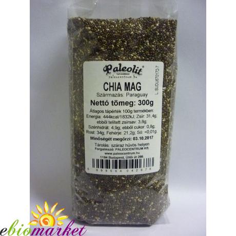 Chia mag fekete 300g Paleolit