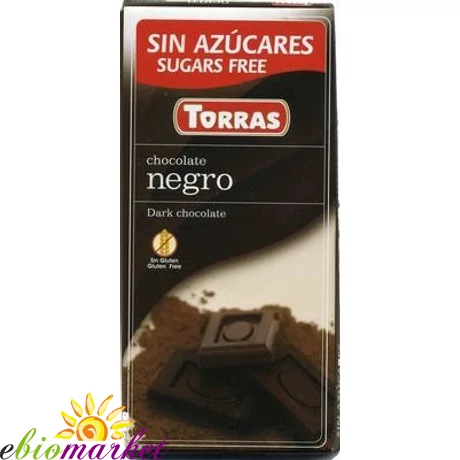 Étcsokoládé maltitollal 75g TORRAS