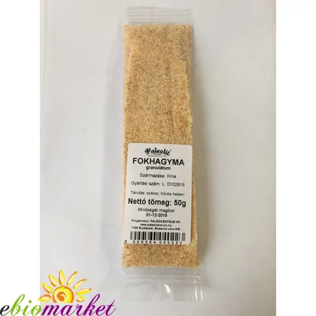 Fokhagyma granulátum 50g Paleolit