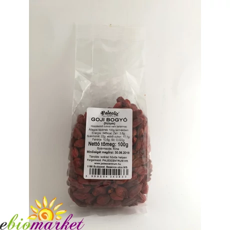 Goji bogyó (aszalt lícium) 100g Paleolit