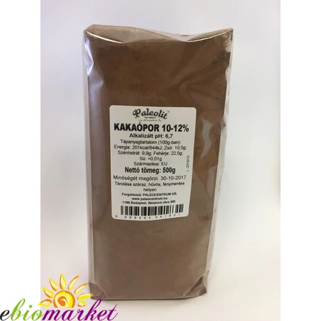  PALEOLIT KAKAÓPOR 10-12% 500G NATÚR