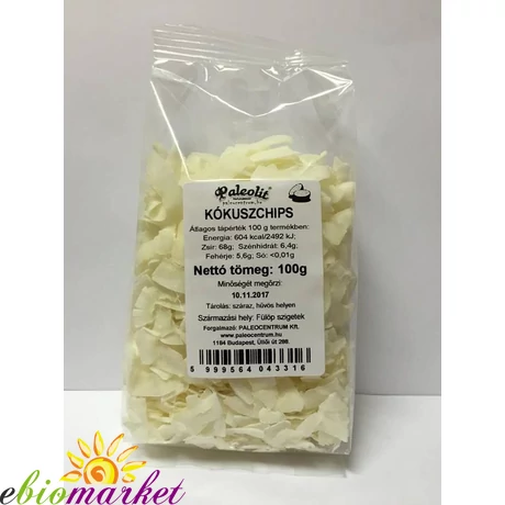 Kókusz chips 100g Paleolit