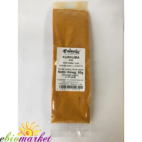 Kurkuma őrölt 50g Paleolit