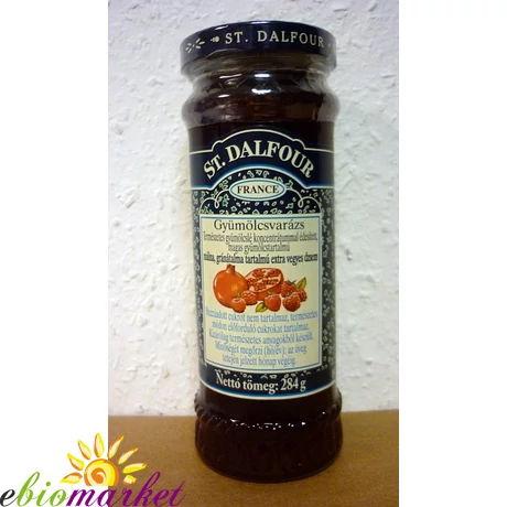 Málna-gránátalma dzsem 284g St. Dalfour