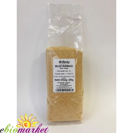 Mustármag őrölt sárga 250g Paleolit
