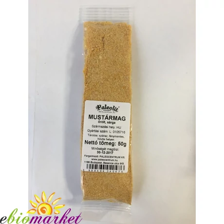 Mustármag őrölt sárga 50g Paleolit