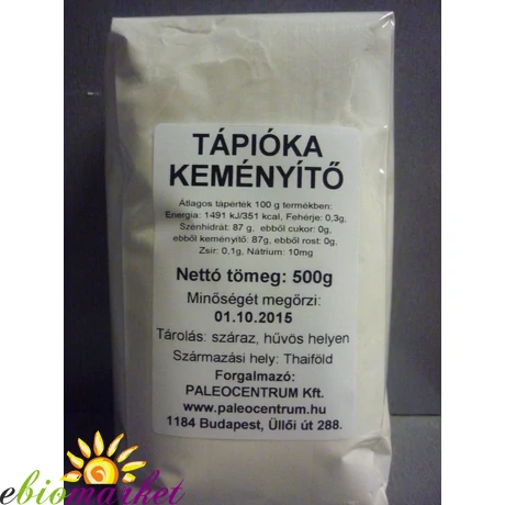 PALEOLIT TÁPIÓKA KEMÉNYÍTŐ 500G