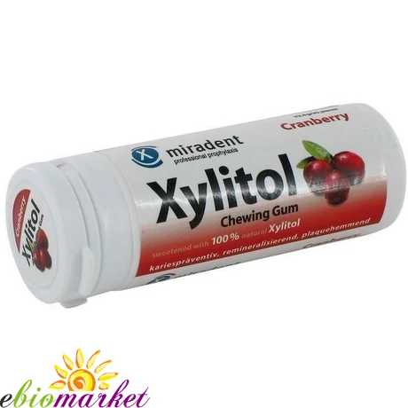 Xylitol rágógumi vörös áfonya 30db Xylitol rágógumi vörös áfonya 30db