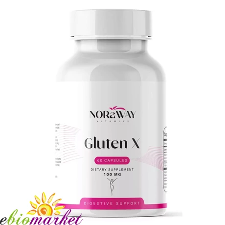 NORAWAY GLUTEN X 100MG (TOLERASE G, GLUTÉN-BONTÓ ENZIM) 60 KAPSZULA