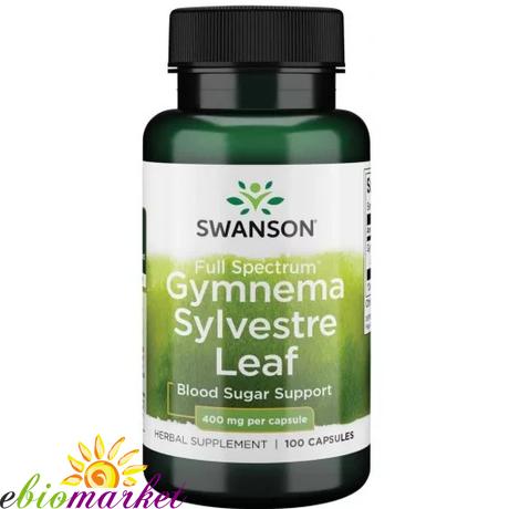 SWANSON GYMNEMA SYLVESTRE 400MG 100 KAPSZULA