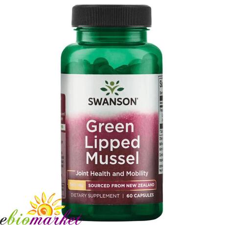 SWANSON GREEN LIPPED MUSSEL (ZÖLDKAGYLÓ) 500MG 60 KAPSZULA