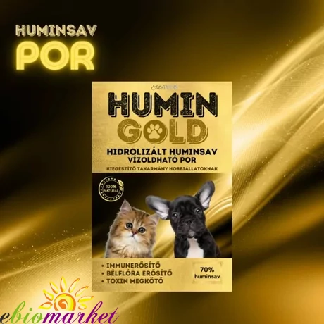 HUMIN GOLD HIDROLIZÁLT HUMINSAV 500G VÍZOLDHATÓ POR